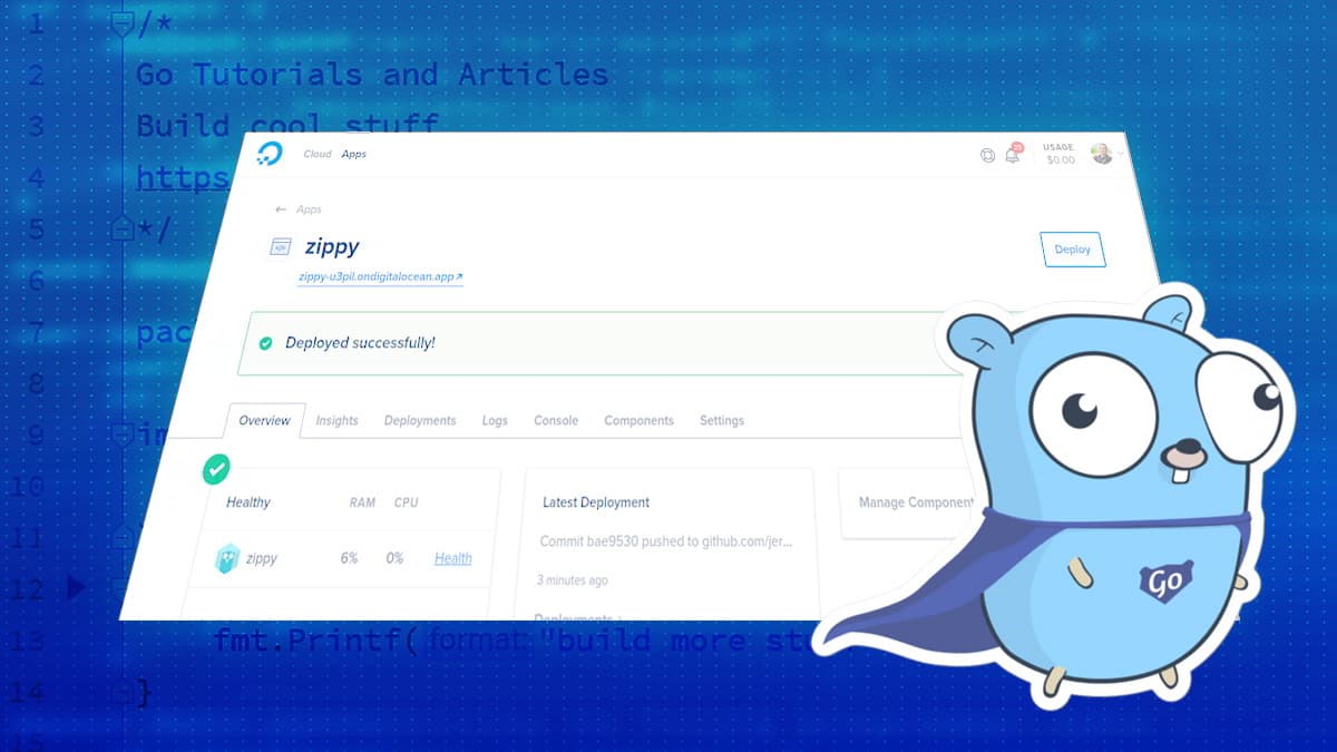Building a Go Web API with the New Digital Ocean App Platform