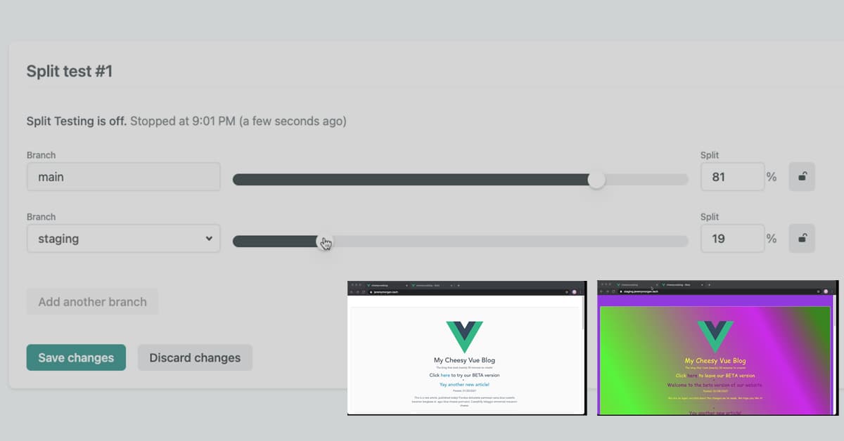Split Testing With Netlify