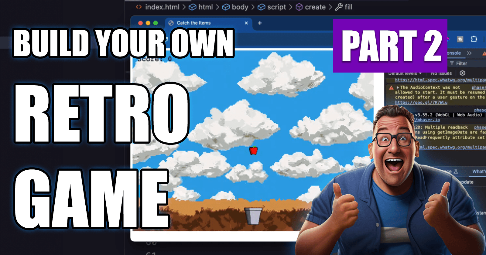 How to Make a Retro 2D JavaScript Game Part 2